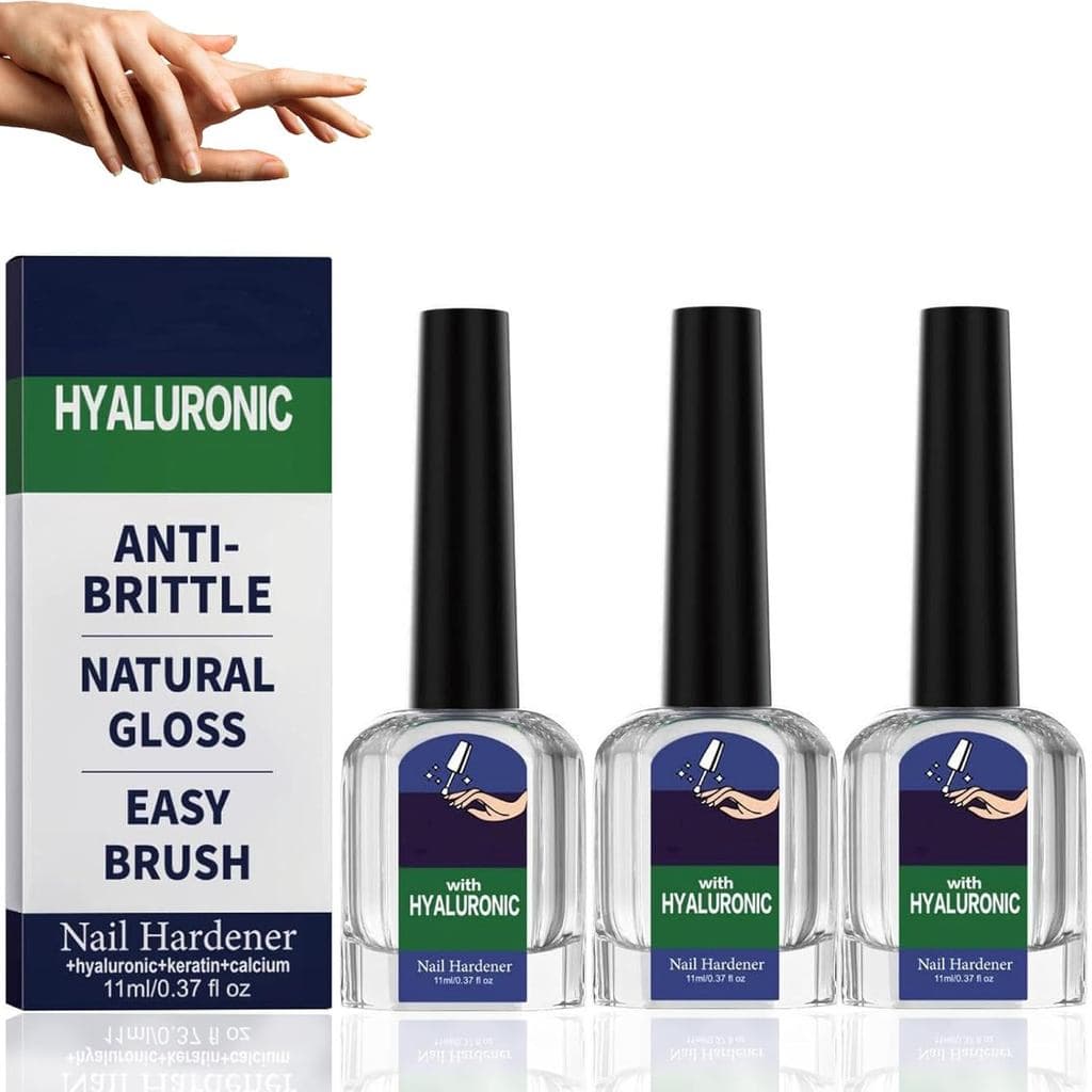 Solução para cuidado das unhas com ácido hialurônico, contendo vitamina E e óleo de jojoba, 11ml, cuidado completo das u