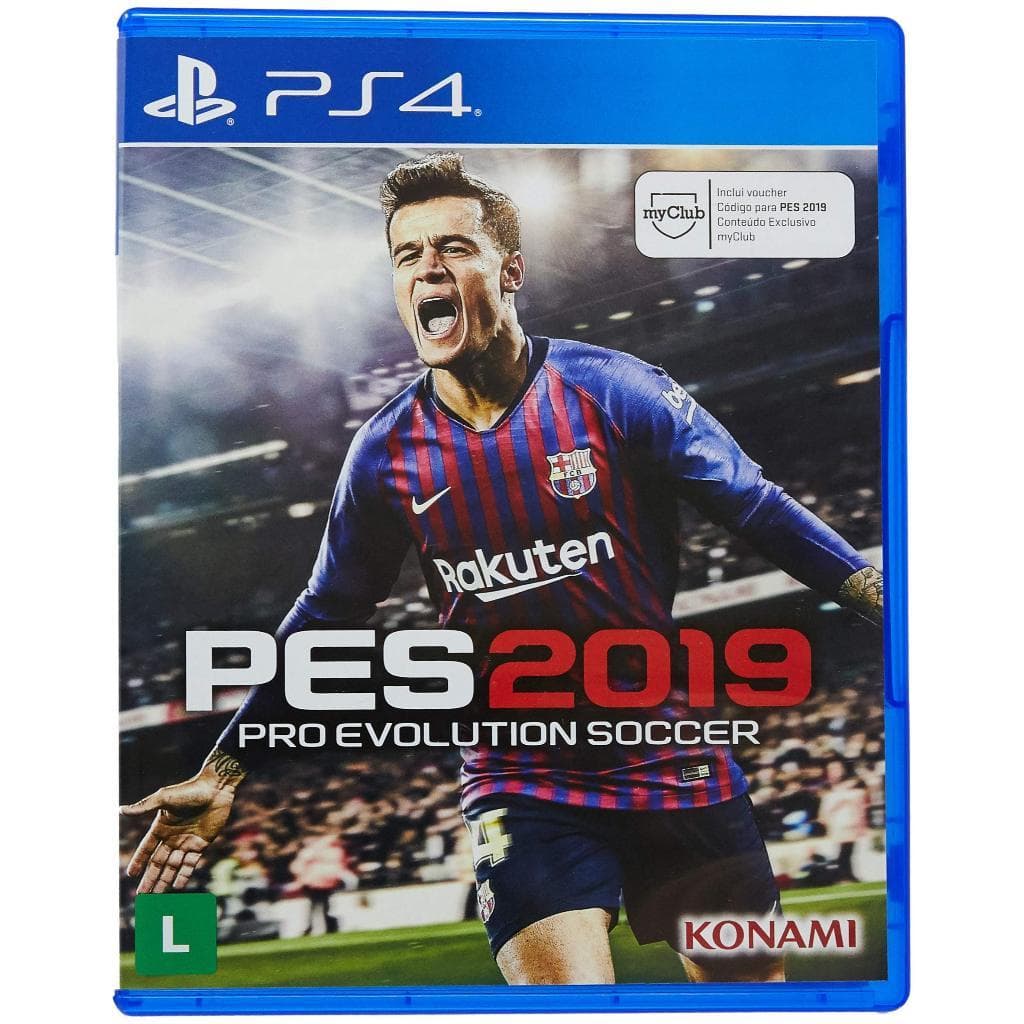PES 2019 - PRO EVOLUTION SOCCER 2019 - PS4 MIDIA FISICA ORIGINAL