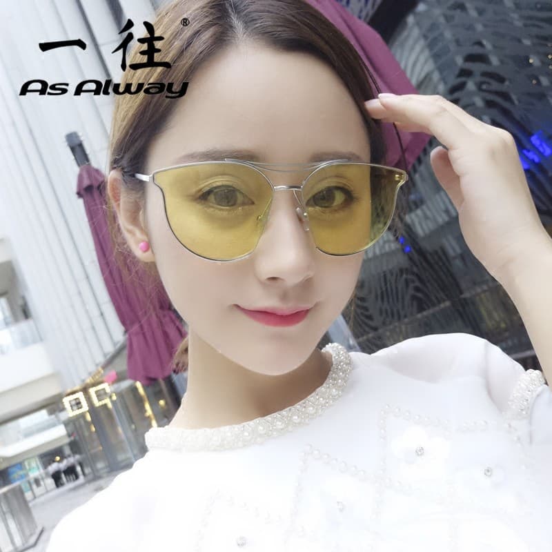 2024 versão coreana cor transparente óculos de sol feminino estrela mesmo estilo óculos de sol na moda masculino rua tir