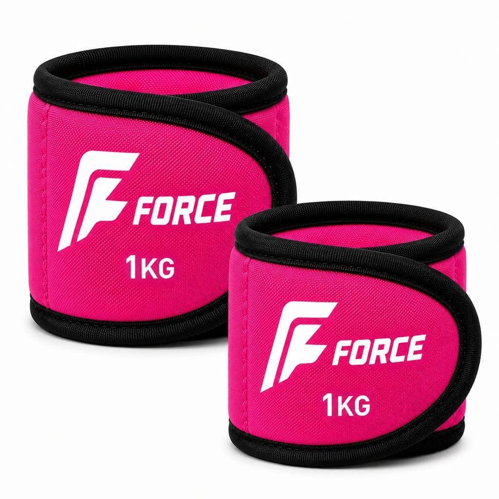 Caneleira de Peso 1KG Tornozeleira PAR ROSA Profissional Academia Musculaçao Ginastica Fitness