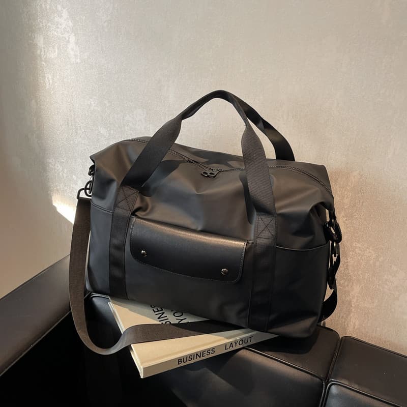 Bolsa de viagem de grande capacidade, leve, esportiva, academia, bolsa, curta distância, viagem de negócios, bagagem, T