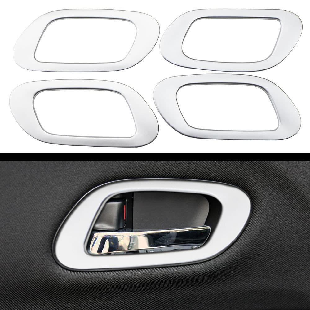 Chrome Maçaneta Da Porta Do Carro Quadro Capa Adesivo Guarnição Para Honda Vezel HRV HR-V 2014-2018 2019 2020 Acessórios