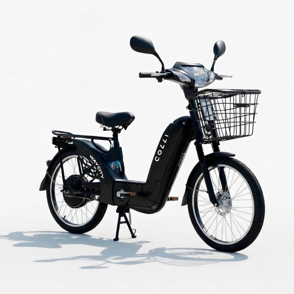 Bicicleta Elétrica Colli Way City Aro 24 Preta