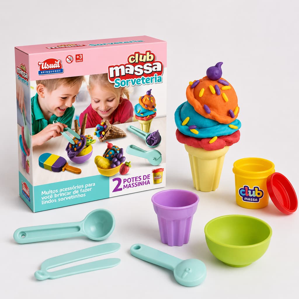 Club Massa Sorveteria Usual Massinha  +3 Anos