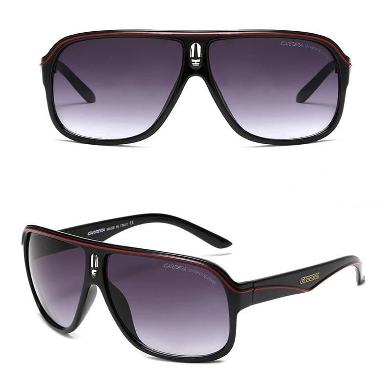 Moda Óculos de Sol Homens Mulheres Retro Armação Grande Ciclismo Proteção Ultravioleta UV400 2026