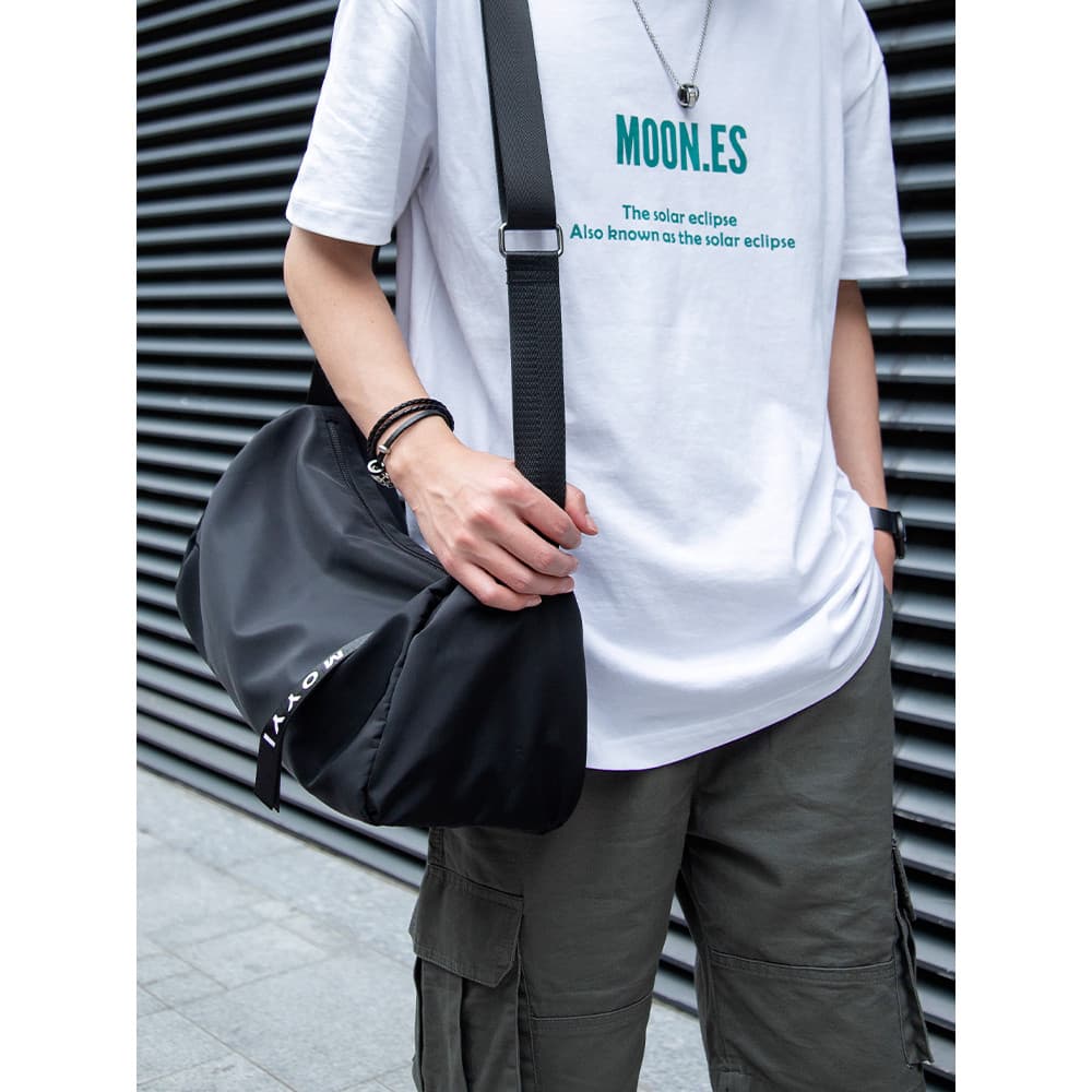 Bolsa mensageiro masculina bolsa mensageiro Diagonal bolsa de ombro ins na moda grande capacidade Fitness seco molhado s