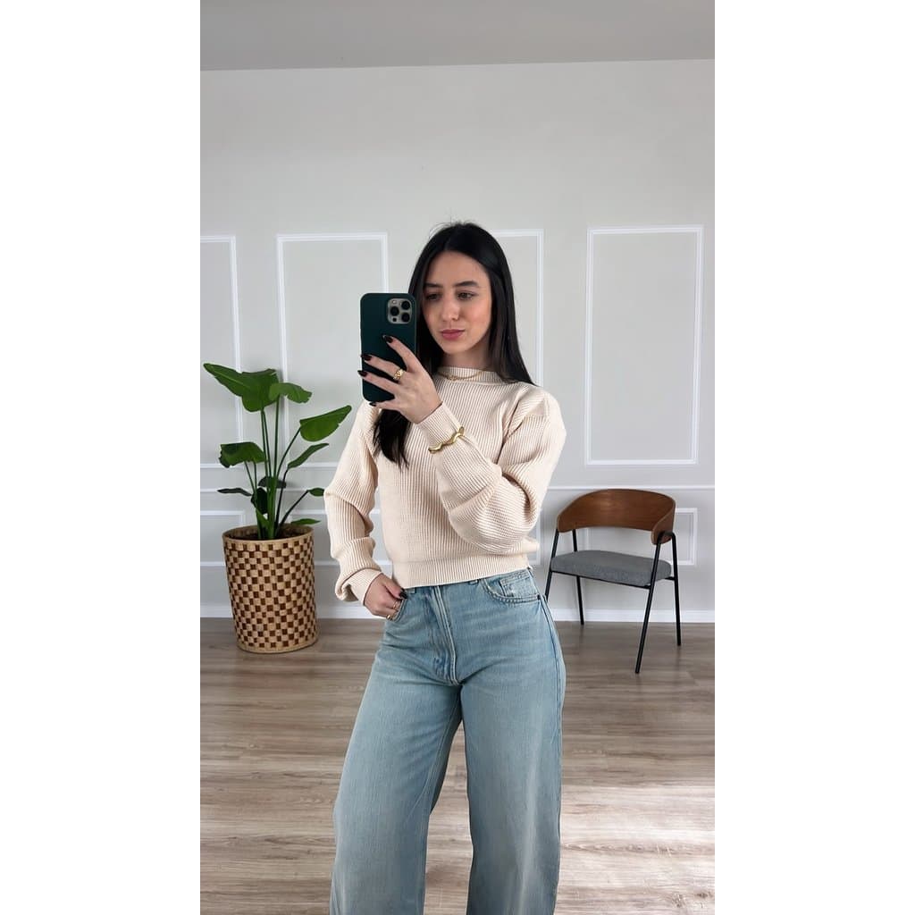 Blusa Feminina Fang Basica Tricot Modal Inverno