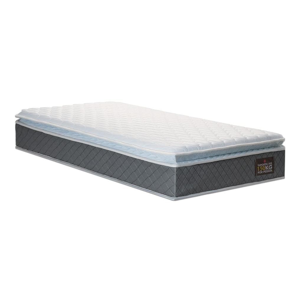 Colchão de Espuma D45 Pillow Top Fort Comfort Solteiro 88cm