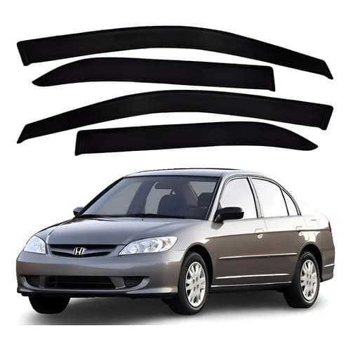 Calha De Chuva Defletor Civic 2001 A 2006 4 Portas