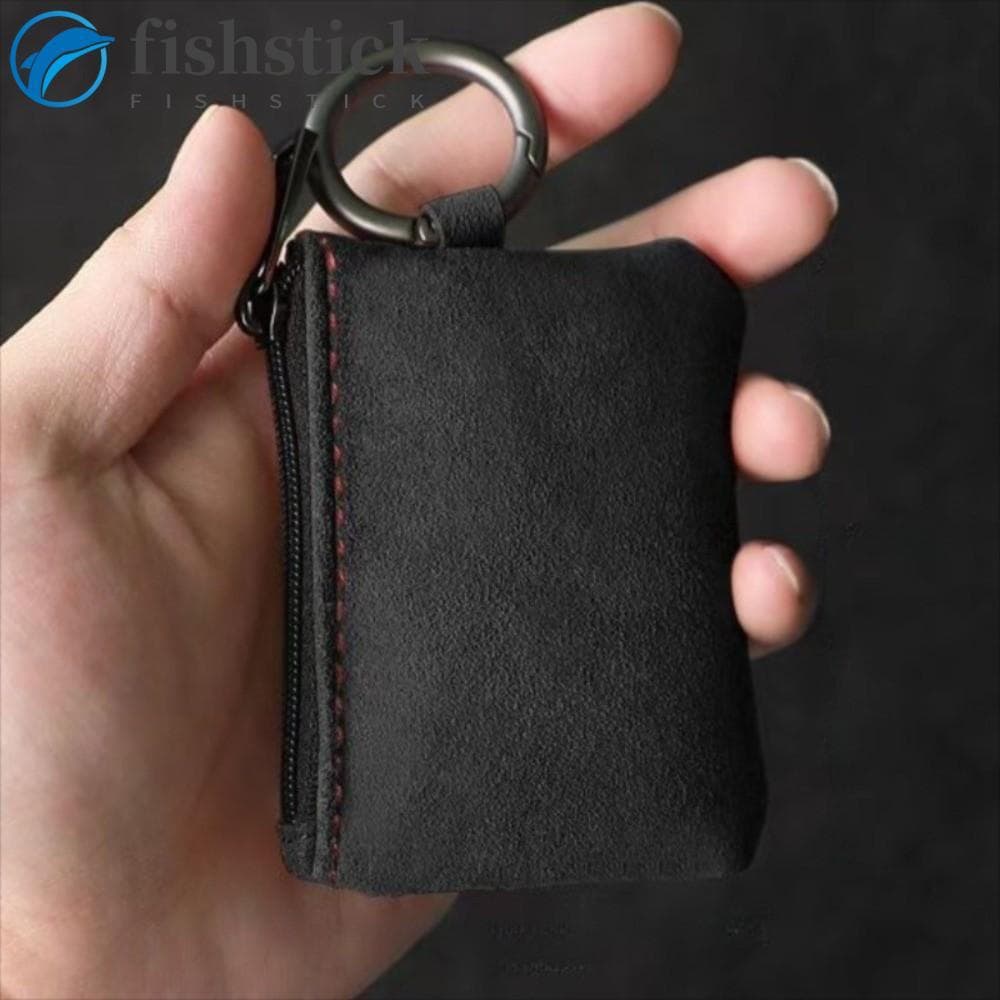 Bolsa Para Chave Com Zíper FISHSTICKA , Carteira Portátil Chaveiro Capa Organizadora , Multifuncional
