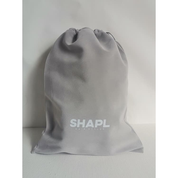 Cinza flanela cordão cordão bolso calçado saco de armazenamento saco de cordão de embalagem de viagem saco de colet