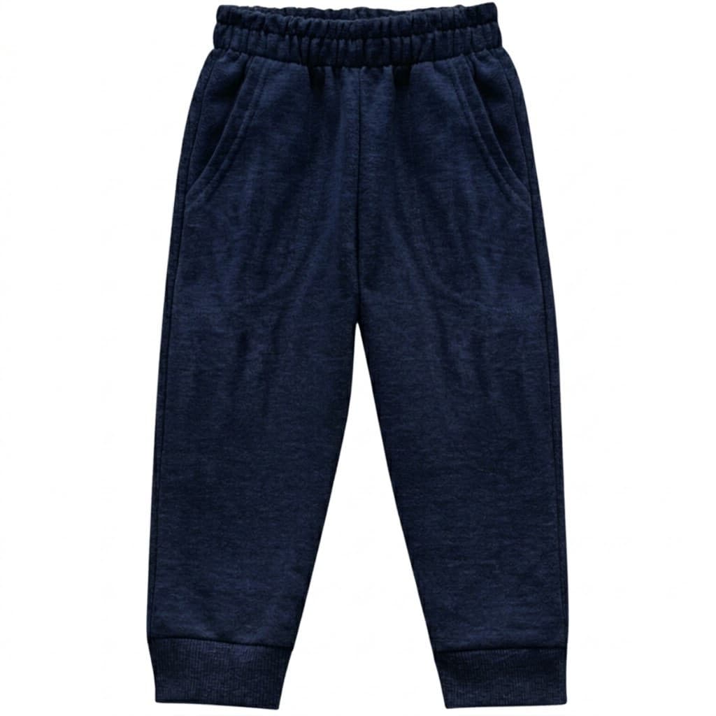 Calça Infantil de Moletom Dalri 214 Confortável Com Bolsos 1 ao 3