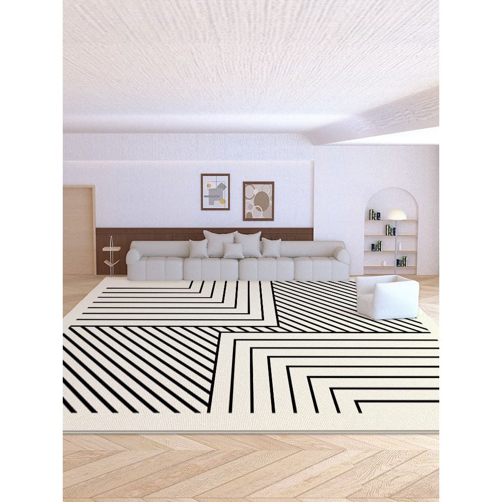 Tapete sala de estar 2024 novo estilo luz luxo Premium sofá almofada mesa de café não lavável limpável quarto círculo ve