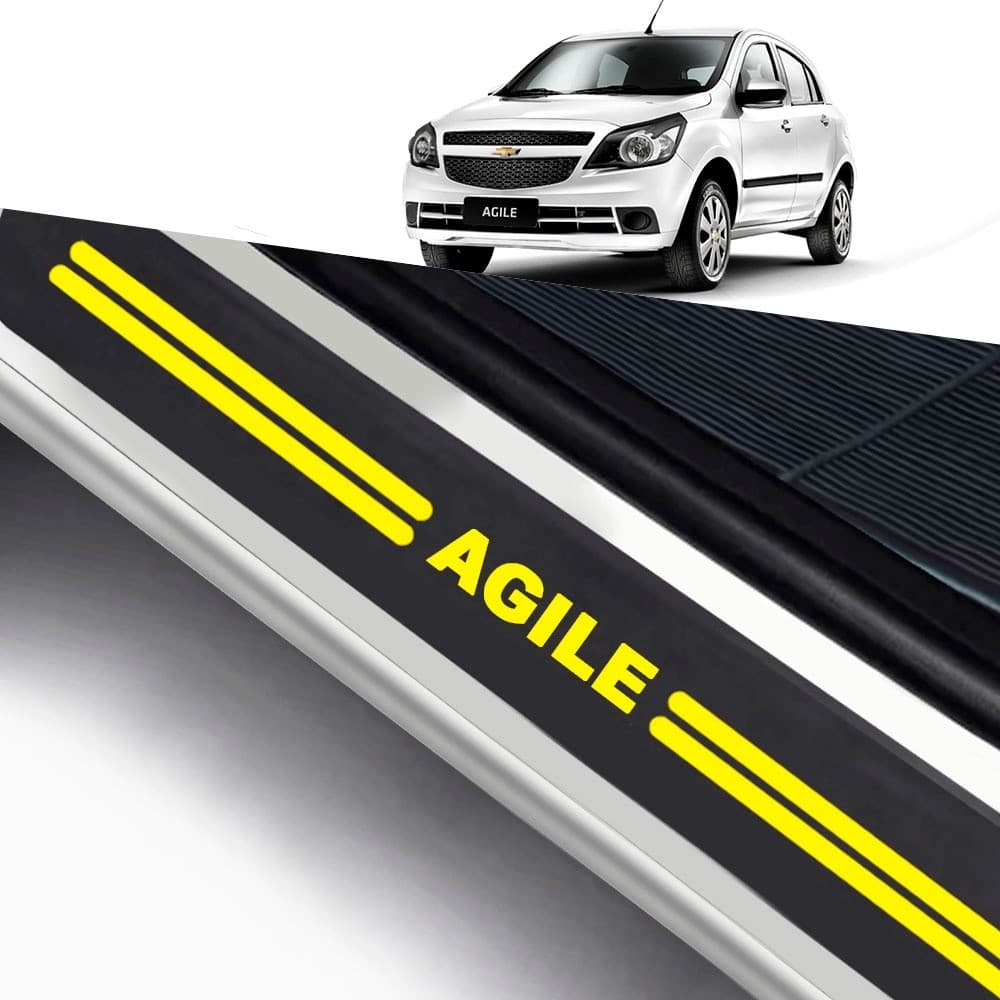 Soleira De Porta Gm Agile Modelo Universal Carro personalizado