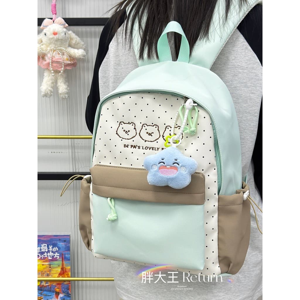 Japonês ins estilo Preppy mochila feminina júnior estudantes do ensino médio grande capacidade bonito mochila de alta ap