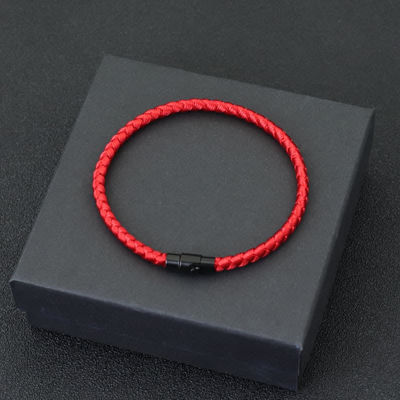 Pulseira De Corda De Quilha Grau A Masculina Femme Lucky Red Thread Bracle