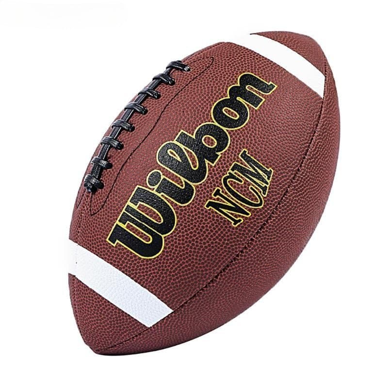 Bola de futebol americano decorativa com padrão de bola de rugby, tamanhos 3, 6, 9, adequada para treinos e jogos de adu