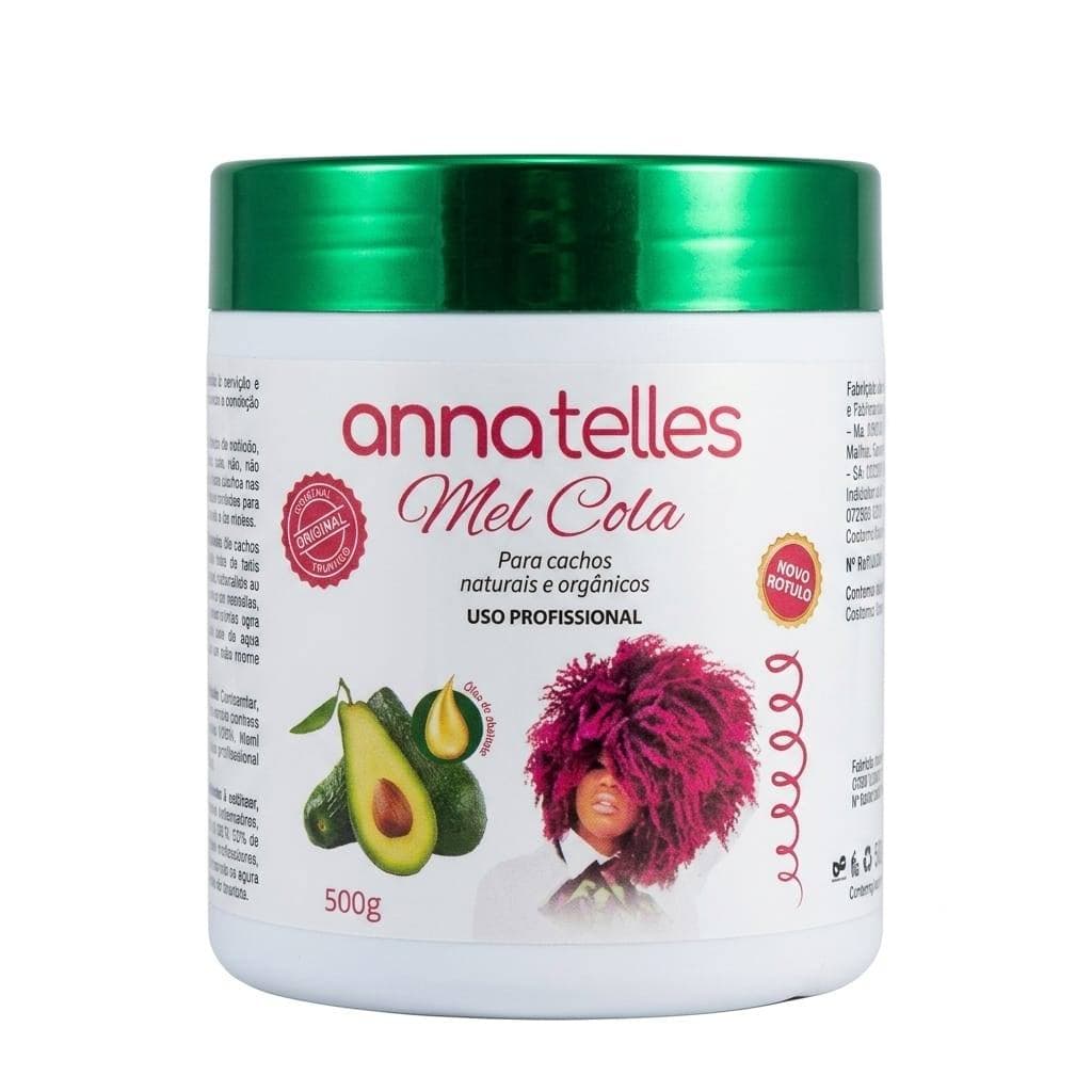 Anna Telles Mel Cola Óleo De Abacate Hidratação Cachos 500g