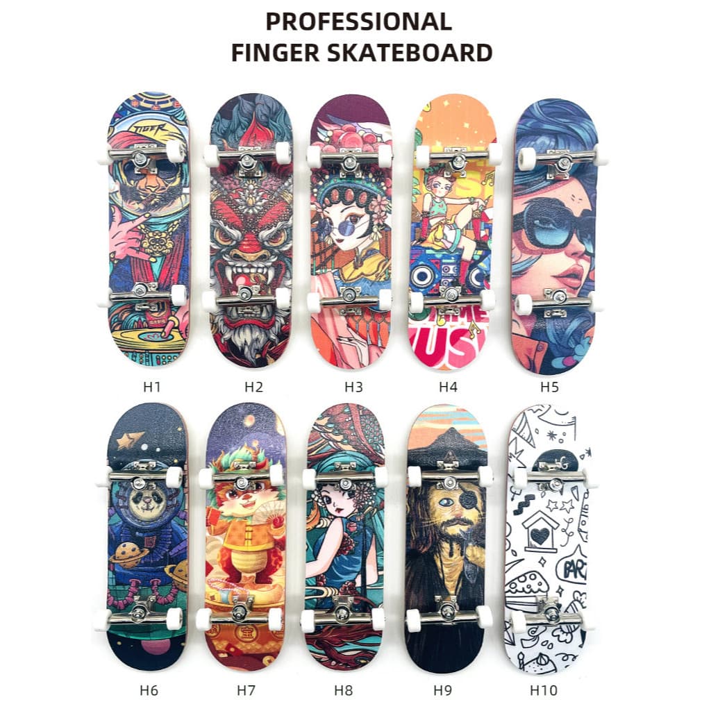 Skate De Dedo De Nível Básico Com Rodas De Rolamento Profissionais E Brinquedo De Superfície De Prancha De Bordo