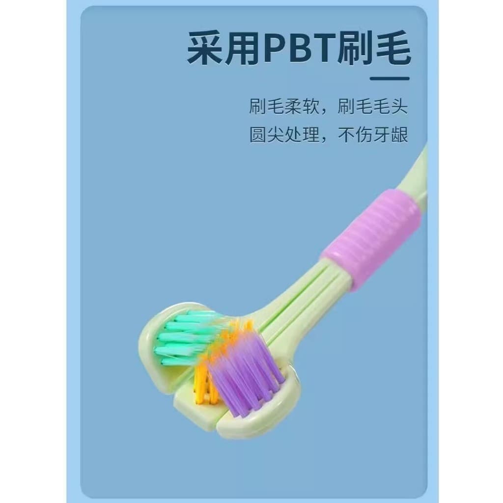 Pacote familiar de dentes de limpeza de 360 graus, escova de dentes tridimensional para adultos, sem ângulo morto, limpe