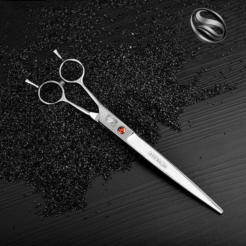Pet aparar cão Teddy Grooming tesoura tesoura de corte de cabelo tesoura de corte de cabelo corte plano corte de cabelo