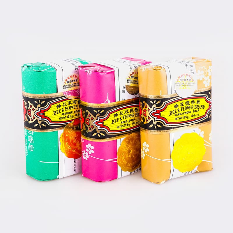 Shanghai Bee Sabonete de Sândalo Sabonete de Rosa Sabonete de Jasmim Lavagem Facial Limpeza Produtos Domésticos de Marca