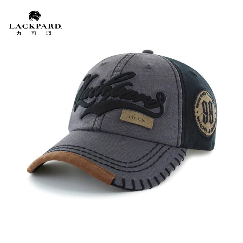 Chapéu Lackpard masculino macio superior grande circunferência da cabeça boné de beisebol Extra grande aprofundar o rost