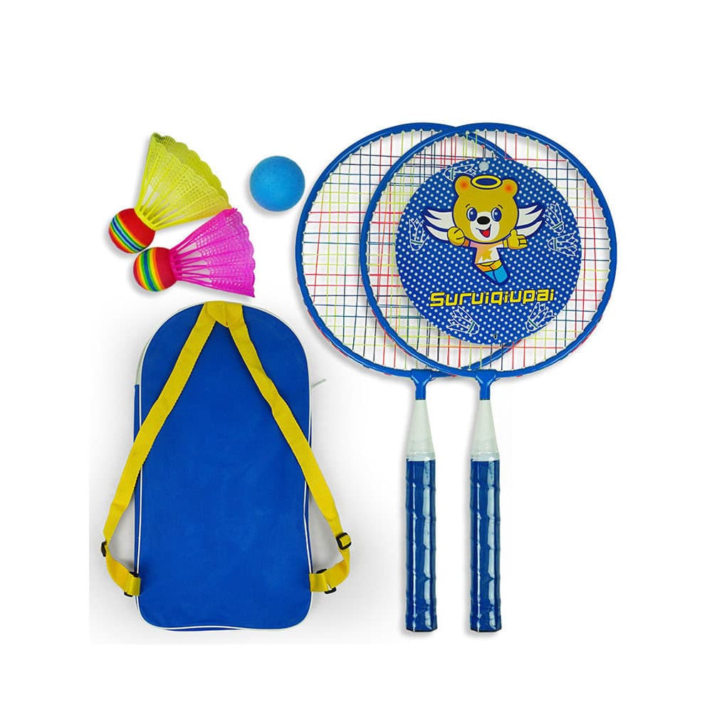 Crianças raquete de Badminton estudantes do ensino fundamental jardim de infância crianças dedicadas 3-12 anos de idade