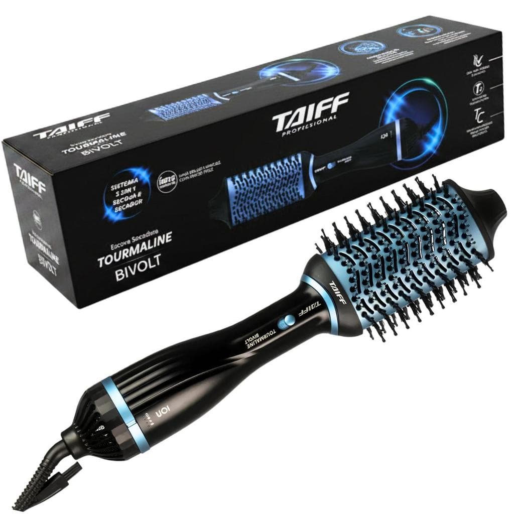 Escova Secadora Taiff Tourmaline 1200W Bivolt