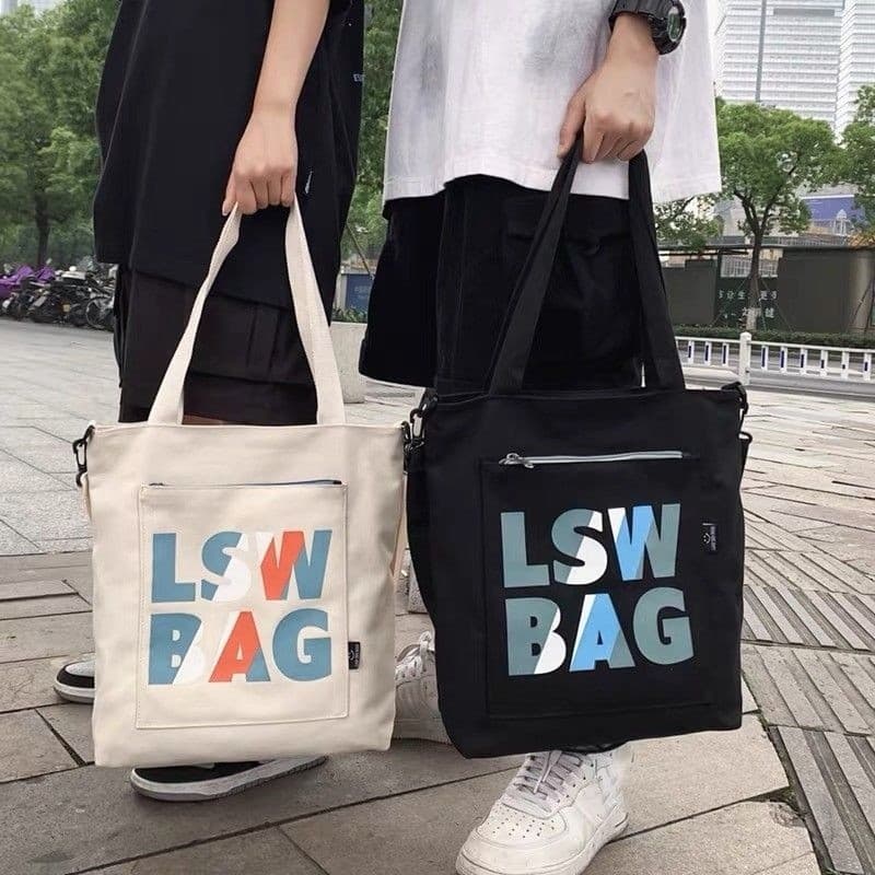 Bolsa de lona para estudantes do ensino médio, bolsa portátil para livros, meninos, tutorial, classe, escola, ensino méd