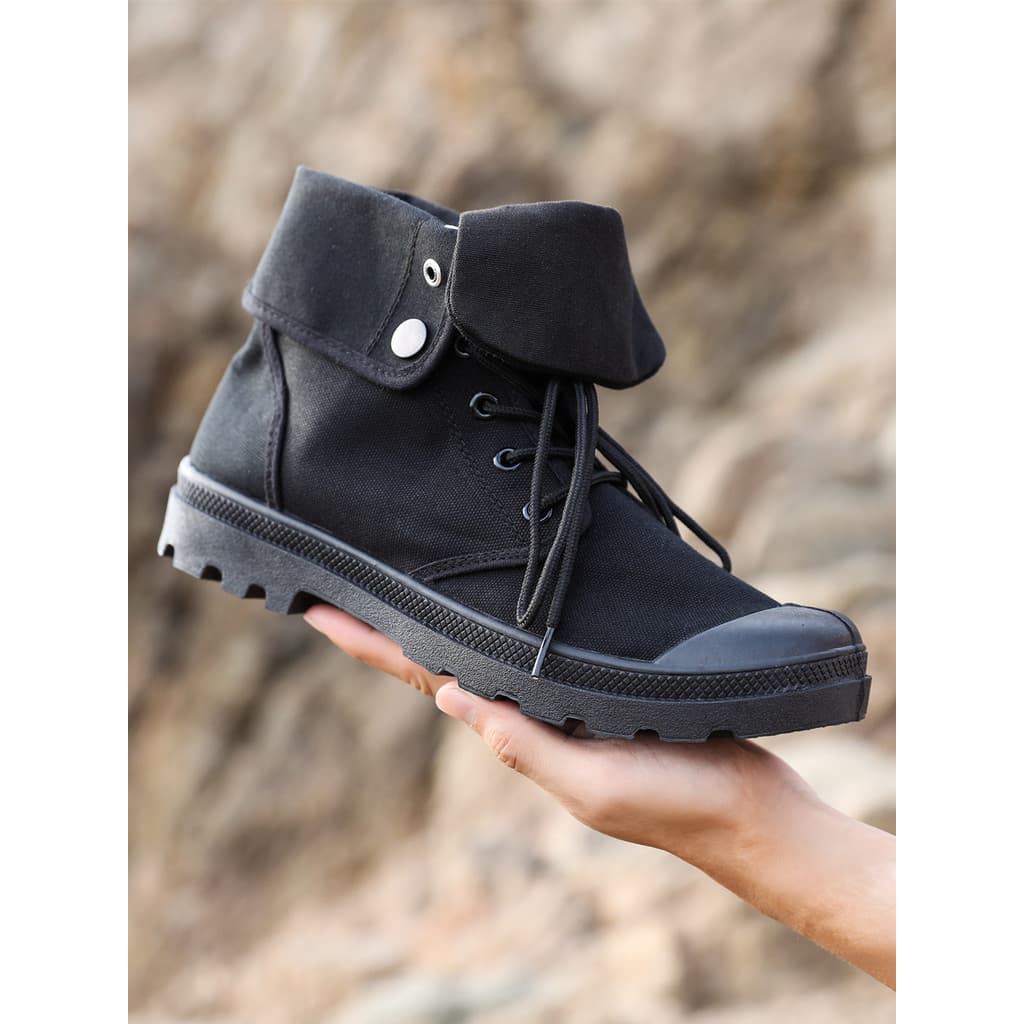 Botas de trabalho ao ar livre masculinas de lona de alta qualidade Martin botas respirável Casual caminhadas sapatos tre