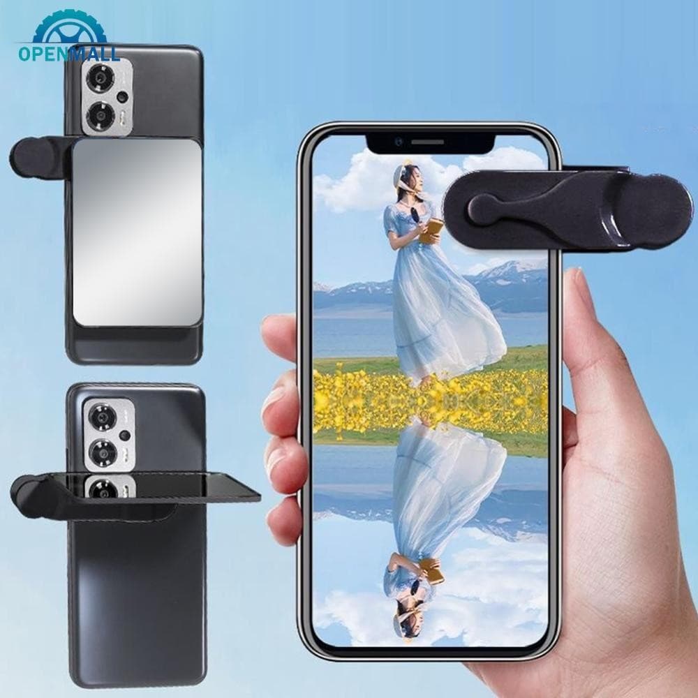 OPENMALL Universal Telefone Reflexão Fotografia Ferramenta De Viagem Câmera Espelho Acessório Ao Ar Livre Selfie Clipe D