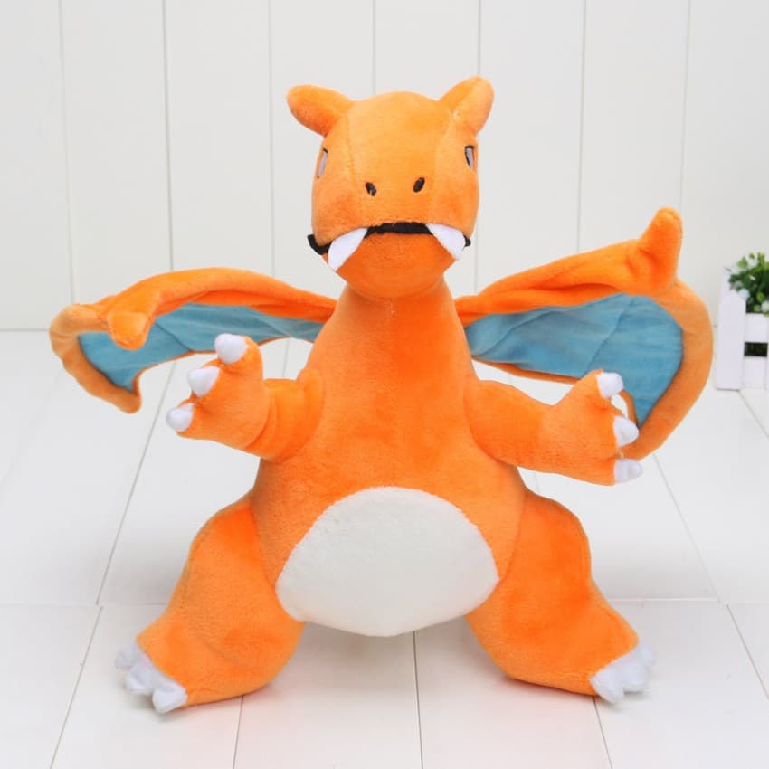 27 Cm Anime Centro pikachu GO Charizard Pokemon Mega Evolução Brinquedos De Pelúcia Bicho Crianças Boneca De Presente