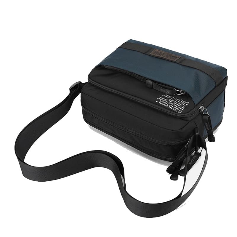 Otian juventude moda masculina Street Wear Multi-camada Oxford pano Retro bolsa de ombro saco do mensageiro pequeno quad