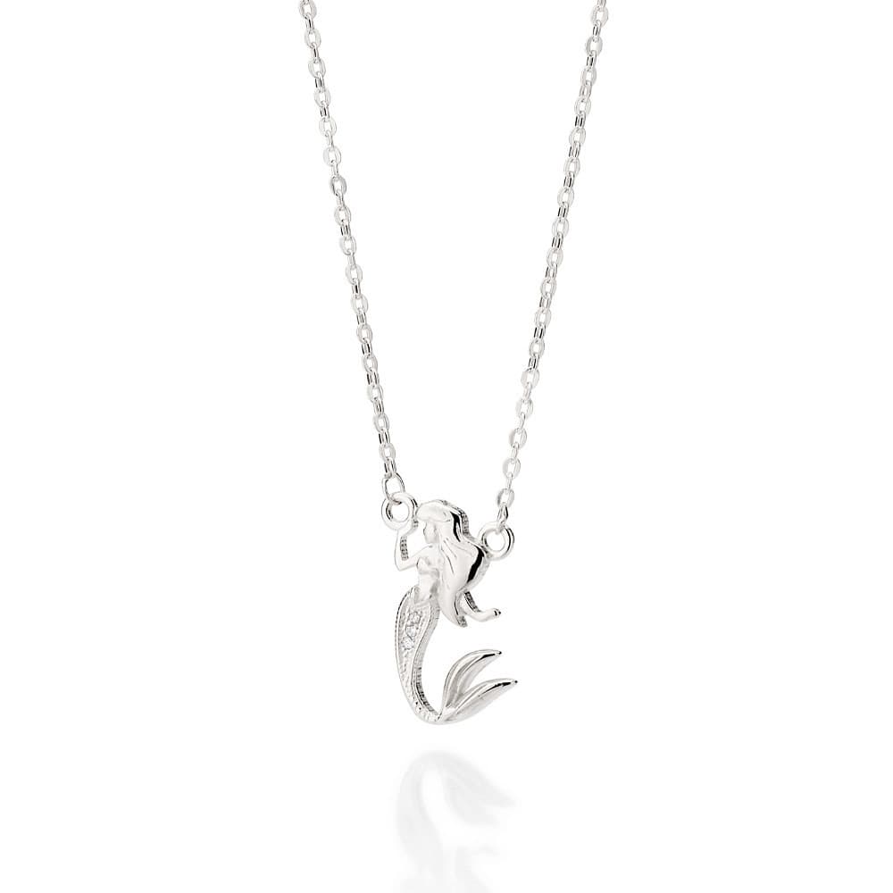 Gargantilha Rommanel Disney Ariel Prata 925 Tamanho 50 - 830108