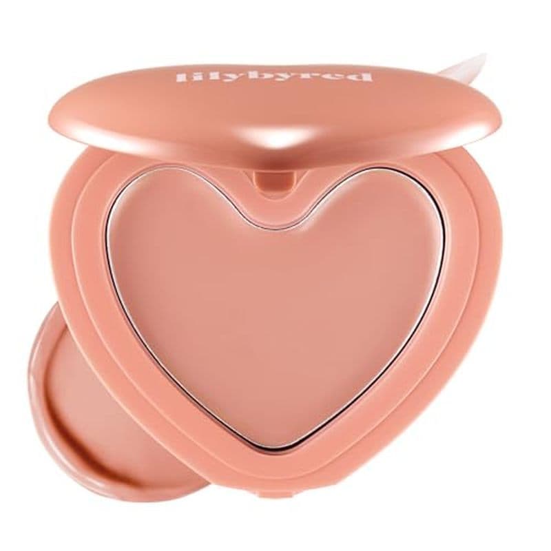 Bálsamo Para Bochechas lilybyred Luv Beam | Blush Creme Coreano Em Formato De Coração , Acabamento Semifosco , De Longa