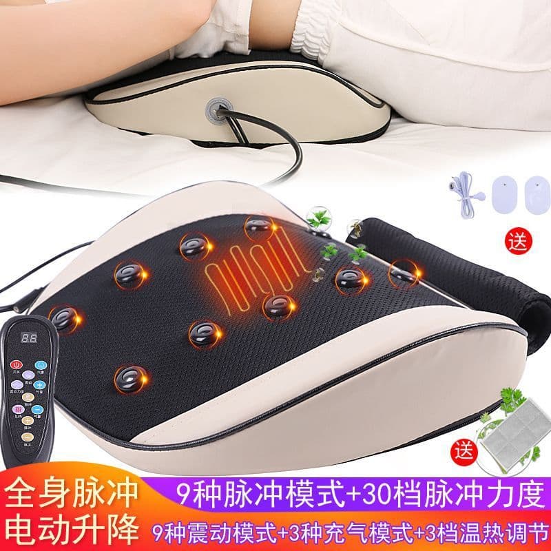 Airbag elétrico moxabustão aquecimento suporte da cintura ferramenta útil disco lombar automático coluna lombar massagea