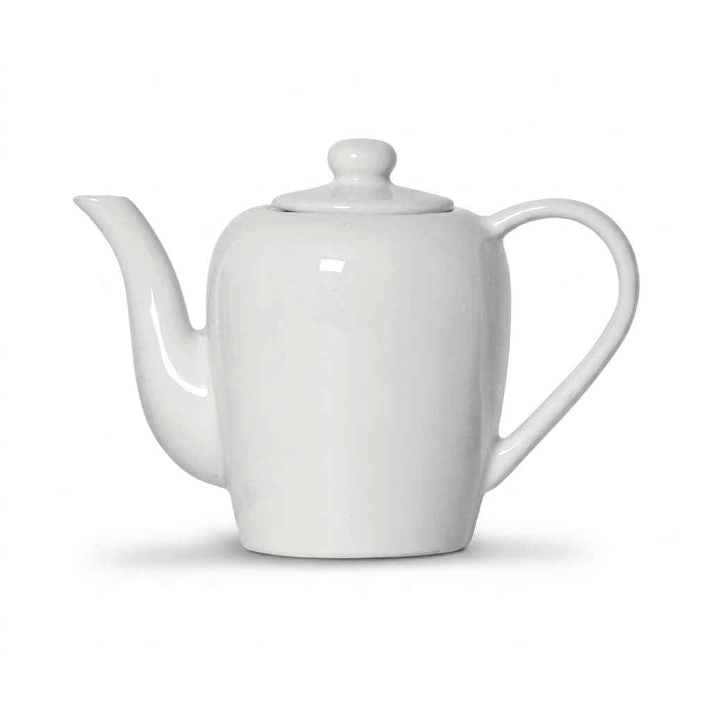 Bule Branco Liso Para Chá Café Standard  2ª Linha Scalla