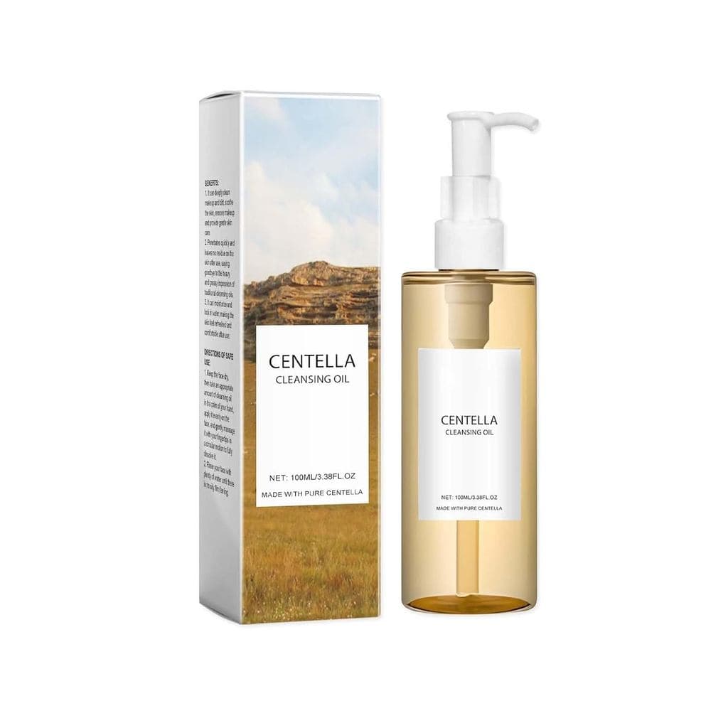 Óleo de Limpeza Centella, Óleo de Limpeza Leve Centella, Óleo de Limpeza para Maquiagem, Óleo de Limpeza Suave para o Ro