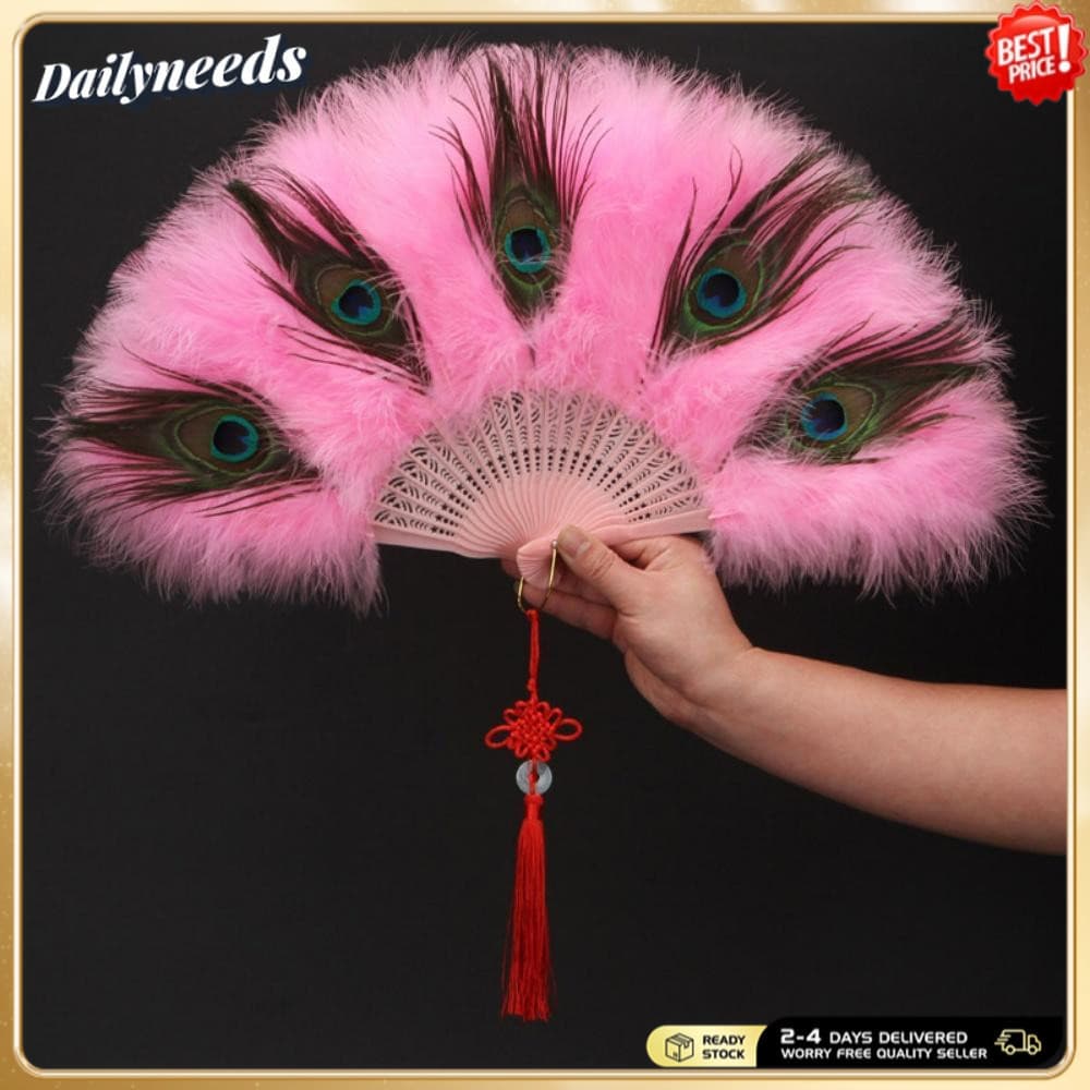 Ventilador Grande Chinês Durável , Fofo Para Performance De Dança , Portátil , Confortável Decoração De Casa , Festa , P
