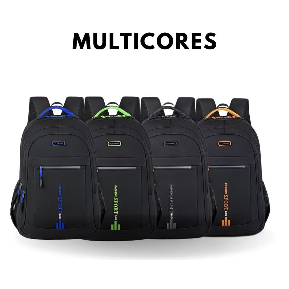 Mochila esportiva ideal para academia, trabalho, escola e faculdade com praticidade
