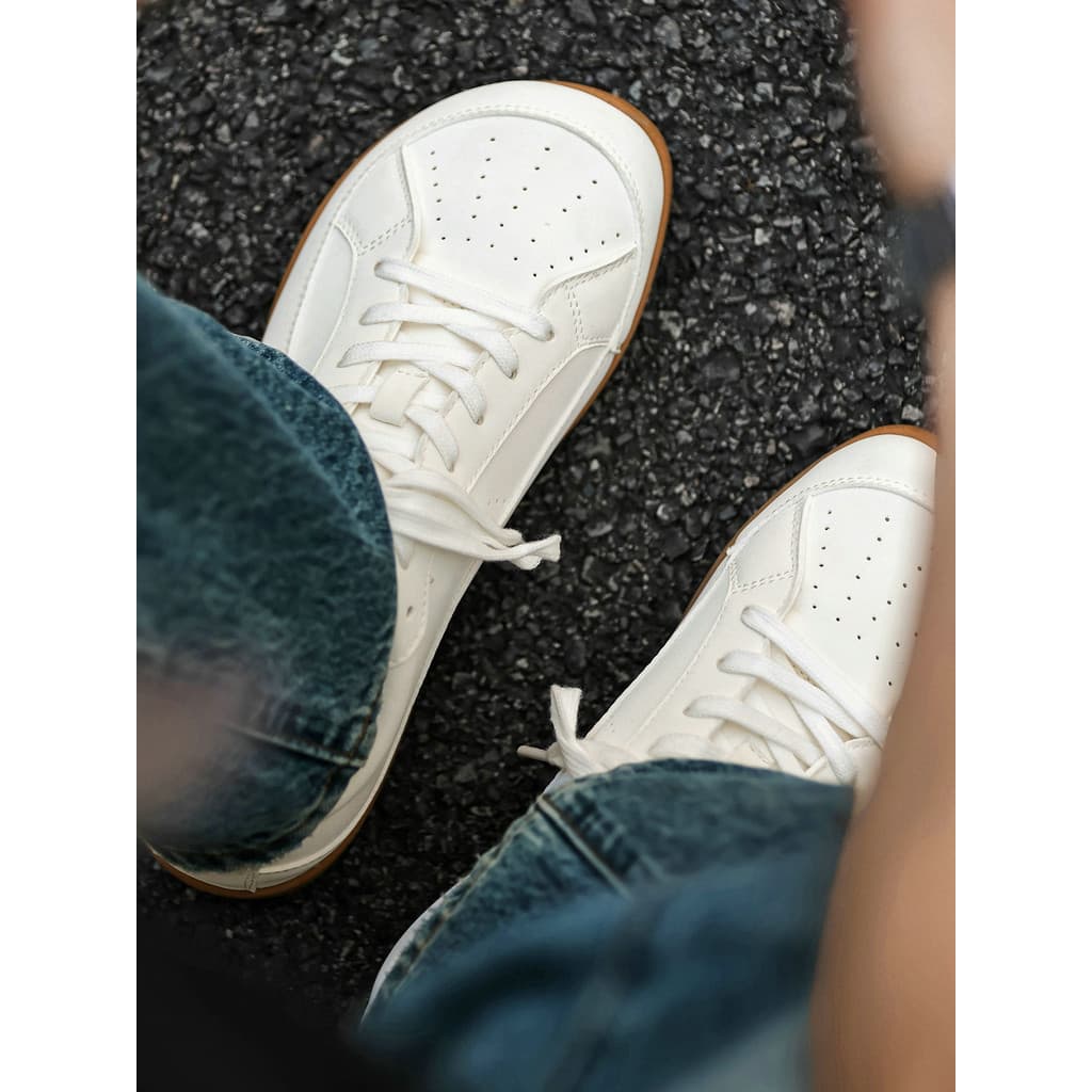 Tênis sapatos masculinos branco alemão sapatos de treinamento verão sapatos brancos respirável dedo do pé torto nicho be