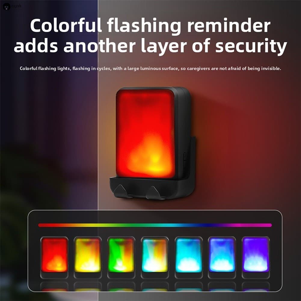 Campainha Sem Fio Com Luz Piscante Para Alerta De Flash LED Forte Surdos Deficientes Auditivos . Serviço De Restaurante