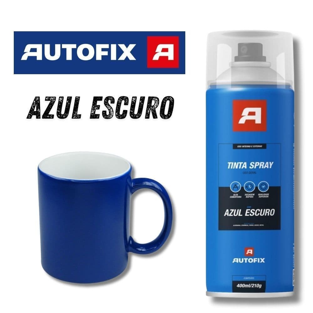 3 Tinta Spray Azul Escuro Uso Geral  400ml – Qualidade Maxima ok