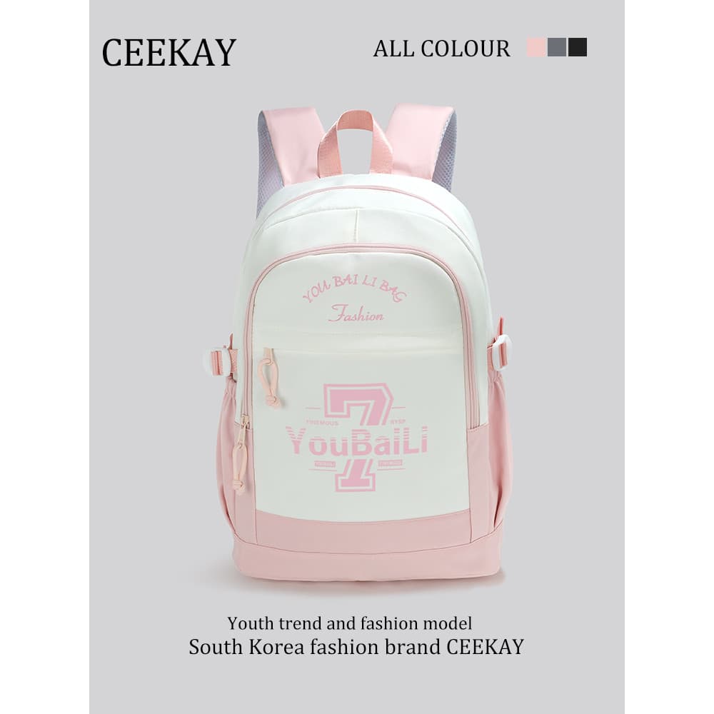 CEEEKAY genuíno grande capacidade leve mochila de viagem novo estilo Unisex estudante universitário saco de escola mochi