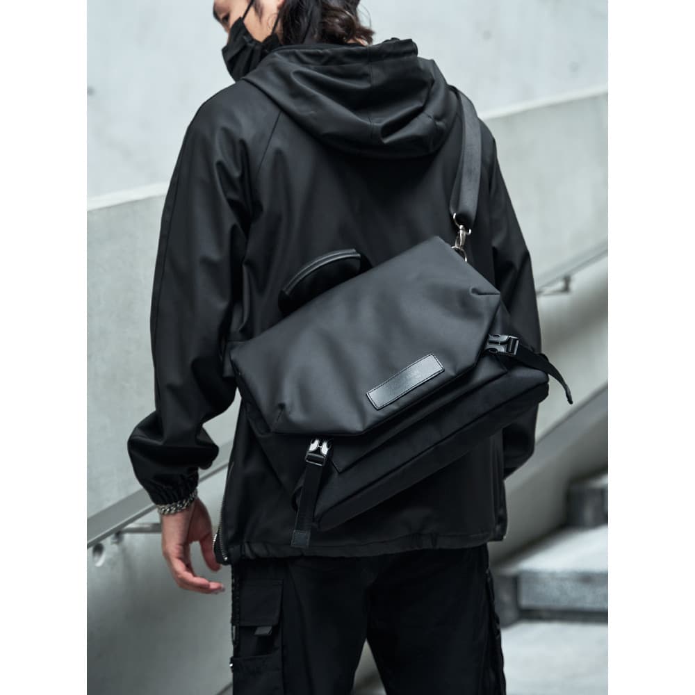 Moda funcional saco do mensageiro dos homens mochila saco do mensageiro grande capacidade 53cm saco do computador estuda