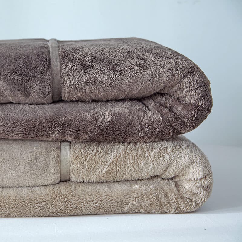 Bens de exportação Muji Cobertor de flanela de camada dupla espessado Único Duplo Cobertor Resher de inverno Lençol de l