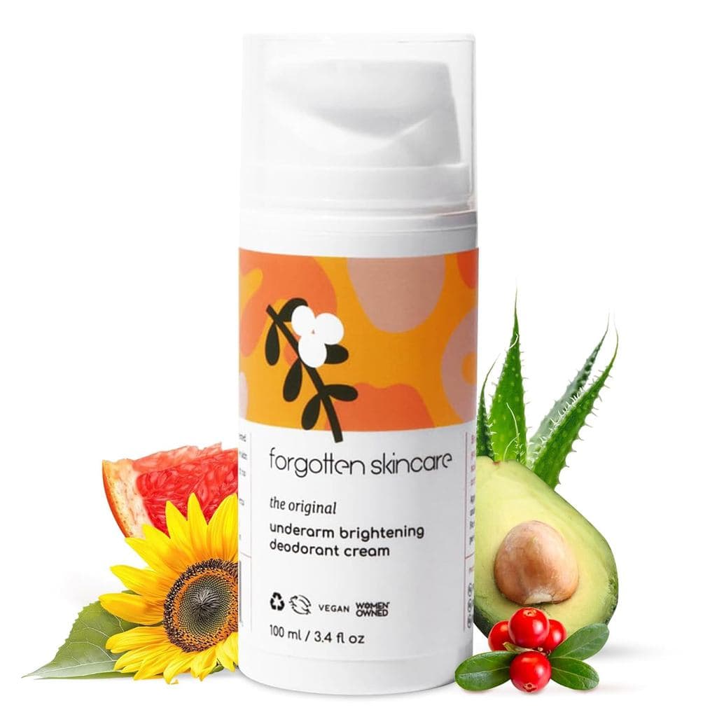 Forgotten Skincare O Creme Desodorante Clareador Original para Axilas Escuras, Eliminador de Odor Corporal para Mulheres