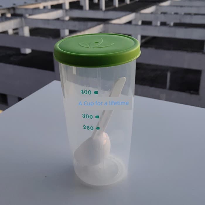 HERBALIFE HERBALIFE Shaker Cup 500ml Milkshake Cup Fitness Proteína em Pó Copo de Plástico Escala Copo Esportivo