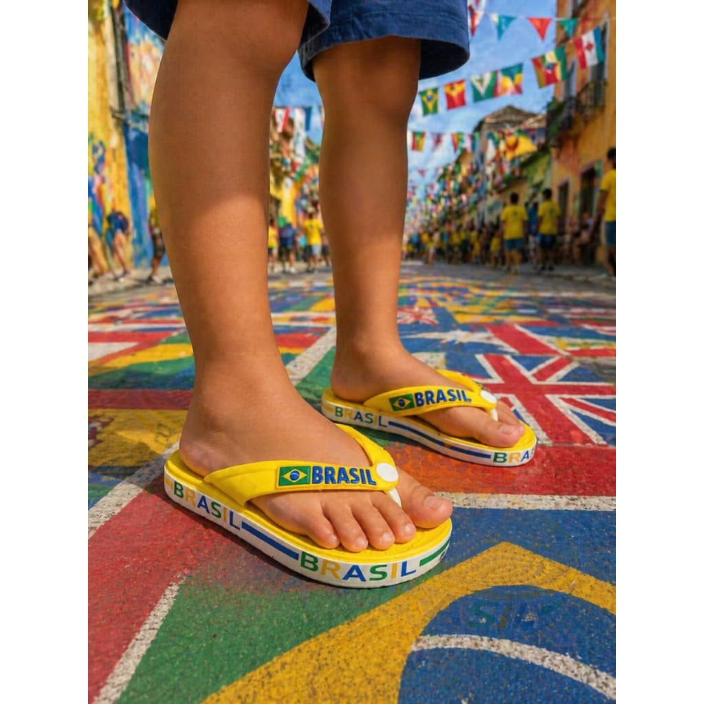 CHINELO INFANTIL EDIÇÃO BRASIL COPA 2026!!~